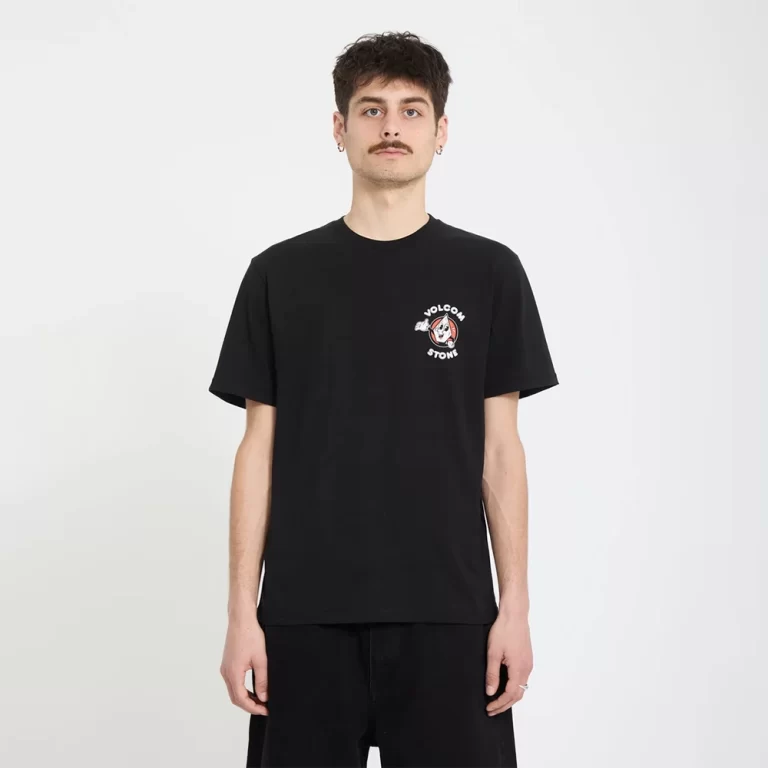 Volcom Men’s Miste Stone T-Shirt – Black
