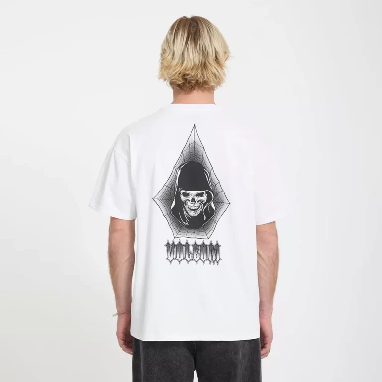 Volcom Men’s Gamma Doom T-Shirt – White thumbnail 2