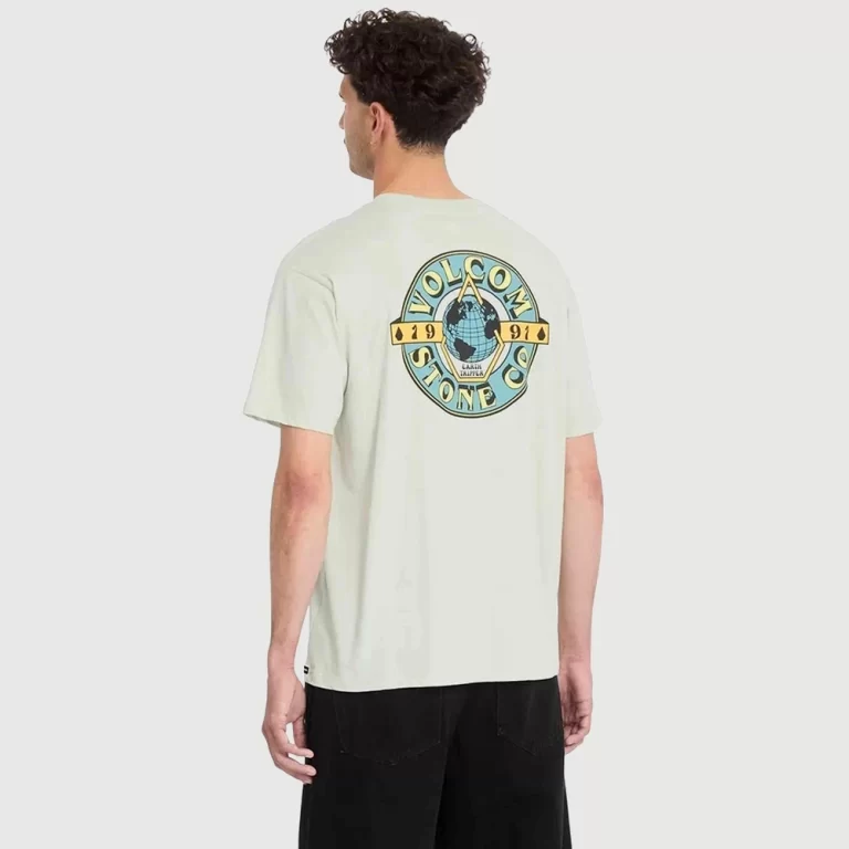 Volcom Men’s Globular T-Shirt – Pale Aqua thumbnail 2