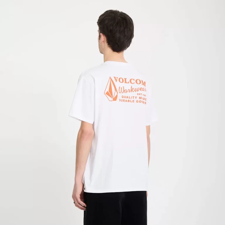Volcom Men’s Workwear T-Shirt – White Combo thumbnail 2