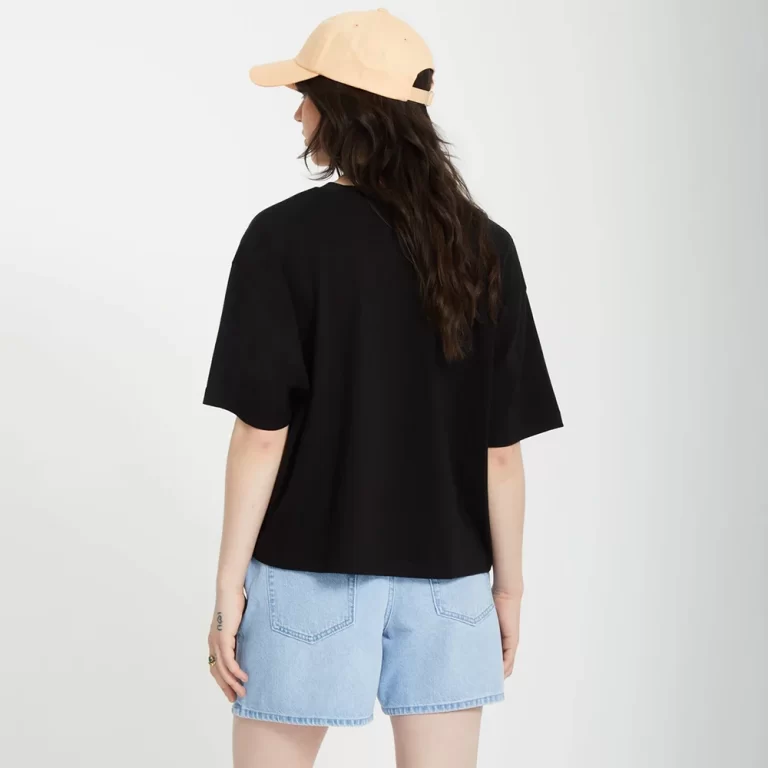 Volcom Women’s Stone Blanks Up T-Shirt – Black thumbnail 2