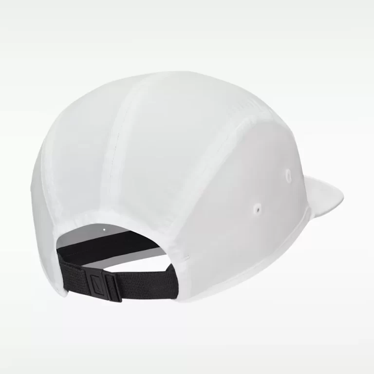 Nike Unisex Fly Dri-FIT Unstructured Swoosh Cap – White / Anthracite / Black thumbnail 2