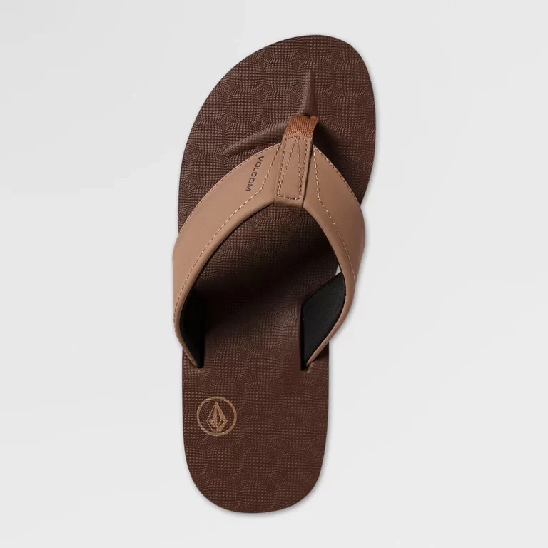 Volcom Men’s Victor Sandals – Brown Khaki thumbnail 4