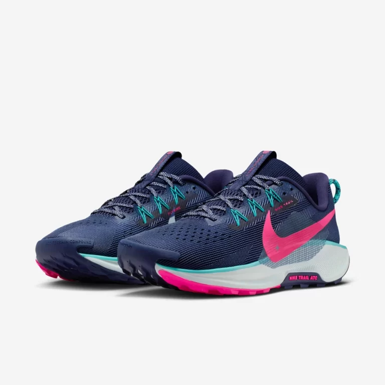 Nike Men’s Pegasus Trail 5 Running Shoes – Midnight Navy / Dusty Cactus / Glacier Blue / Hyper Pink thumbnail 3