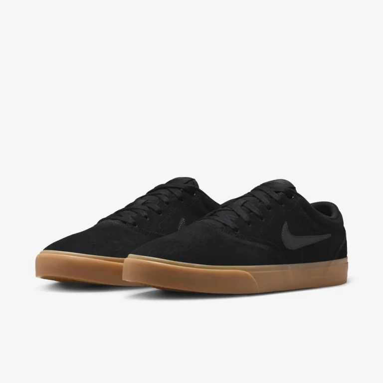 Nike Men’s Charge Suede Shoes – Black / Black / Gum Light Brown / Anthracite thumbnail 3