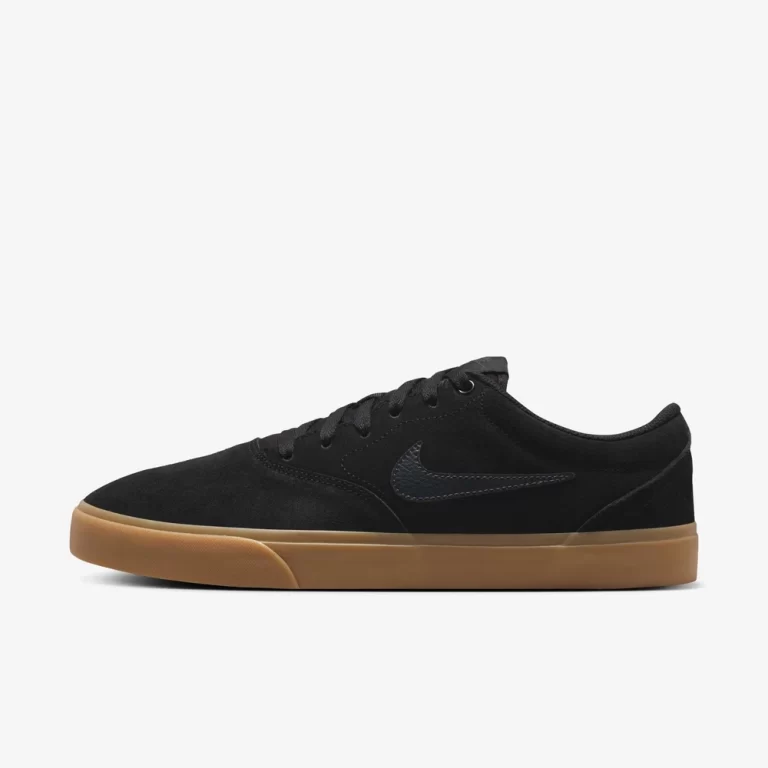 Nike Men’s Charge Suede Shoes – Black / Black / Gum Light Brown / Anthracite