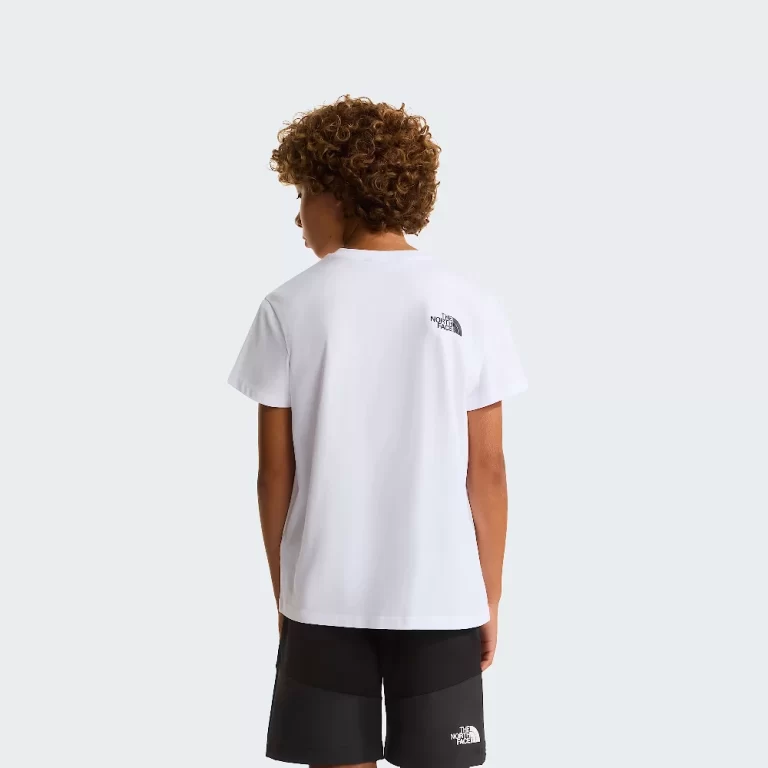 The North Face Boys’ Mountain Night Relaxed T-Shirt – TNF White thumbnail 2