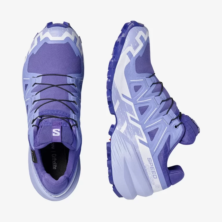 Salomon Women’s Speedcross 6 Gore Tex Shoes – Deep Blue / Brunnera Blue thumbnail 4