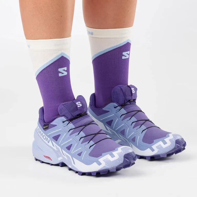 Salomon Women’s Speedcross 6 Gore Tex Shoes – Deep Blue / Brunnera Blue thumbnail 5