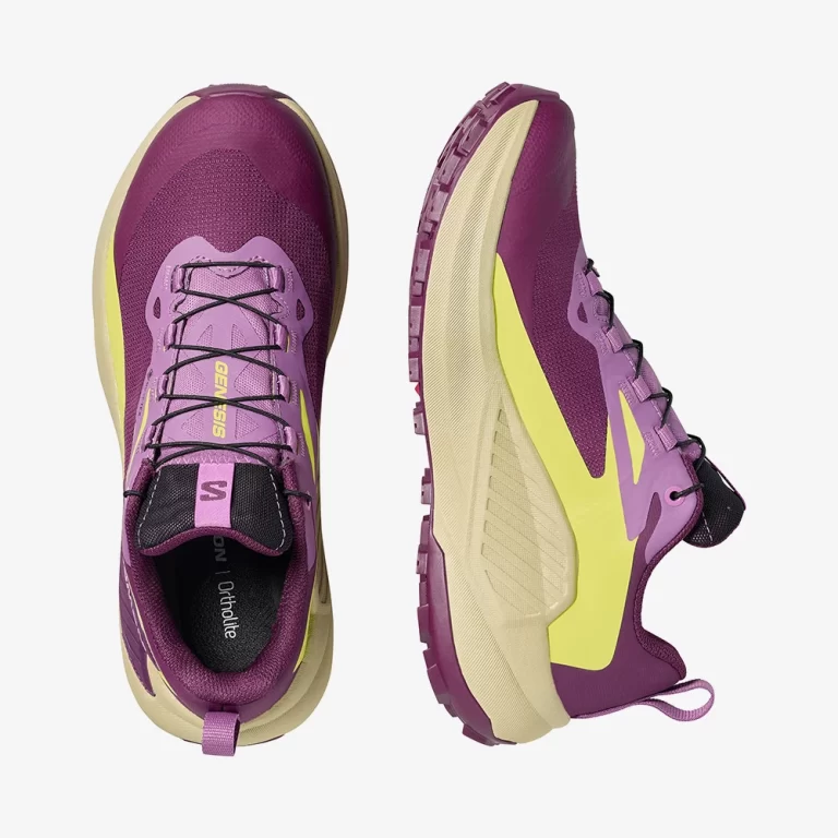 Salomon Women’s Genesis GORE-TEX Shoes – Winter Bloom / Concord Grape thumbnail 4