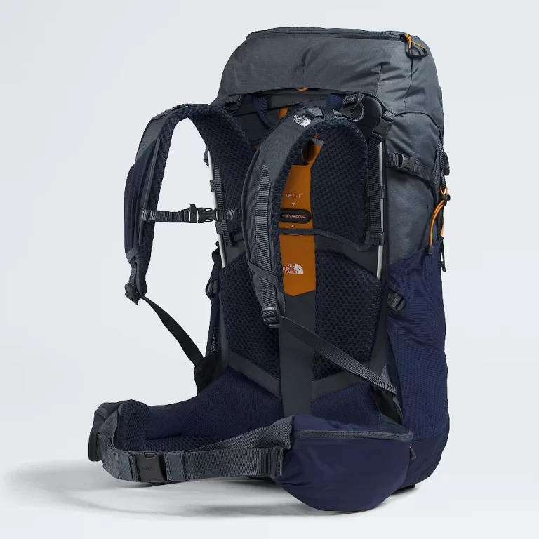 The North Face Trail Lite 50 Backpack – Granite Grey / Summit Navy / Dust Orange thumbnail 2