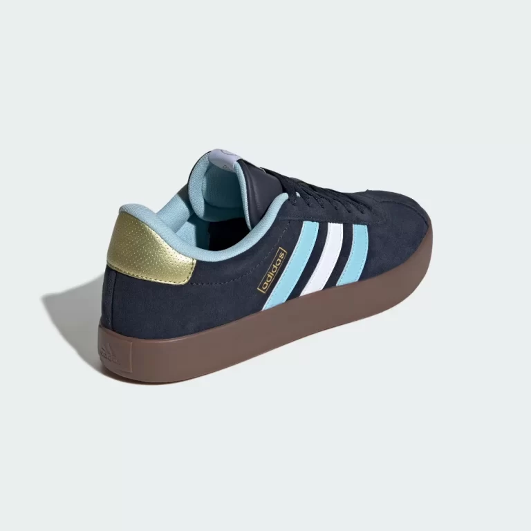 Adidas Men’s VL Court 3.0 Shoes – Night Navy / Icey Blue / Cloud White thumbnail 4