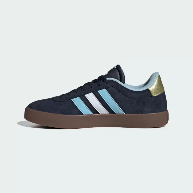 Adidas Men’s VL Court 3.0 Shoes – Night Navy / Icey Blue / Cloud White thumbnail 2