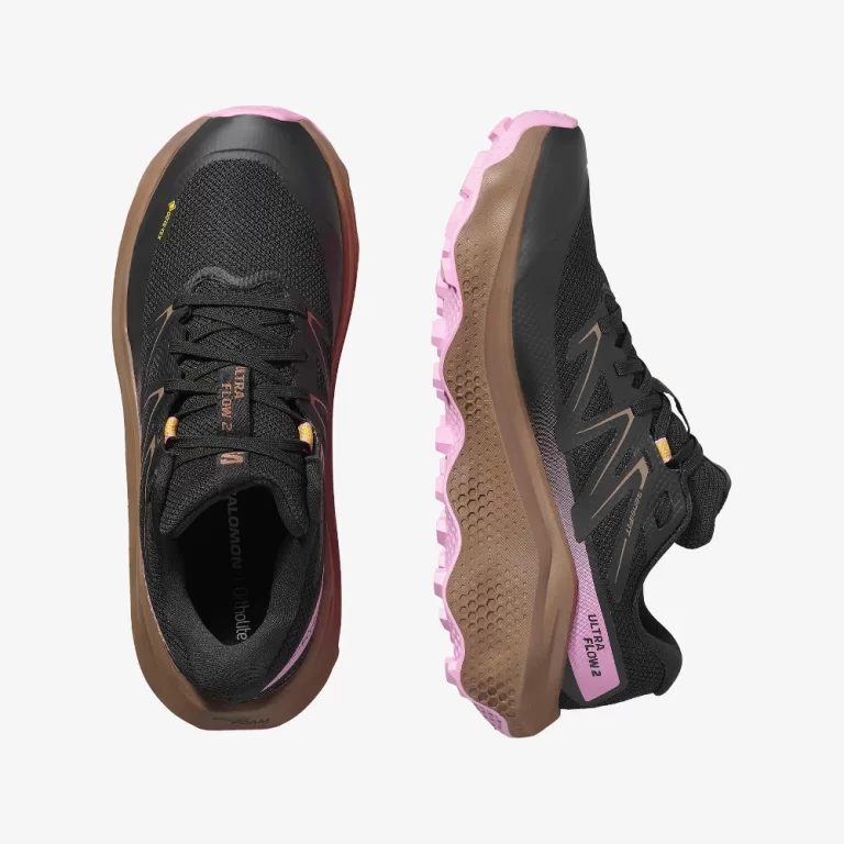 Salomon Women’s Ultra Flow 2 GORE-TEX® Trail Running Shoes – Black / Iron thumbnail 4