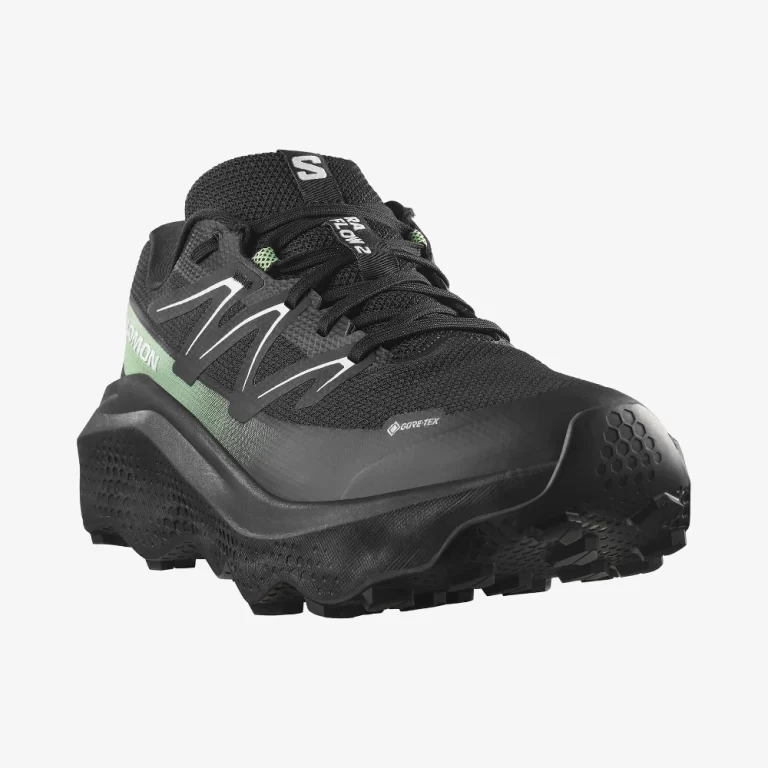 Salomon Men’s Ultra Flow 2 Gore-Tex Shoes – Black / Patina Green thumbnail 3