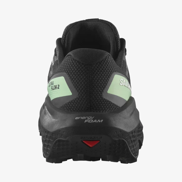 Salomon Men’s Ultra Flow 2 Gore-Tex Shoes – Black / Patina Green thumbnail 4
