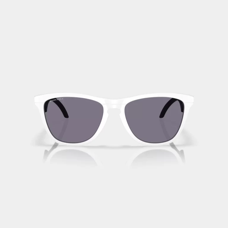 Oakley Men’s Frogskins™ Hybrid Sunglasses – Prizm Grey Lenses / Matte White Frame thumbnail 4
