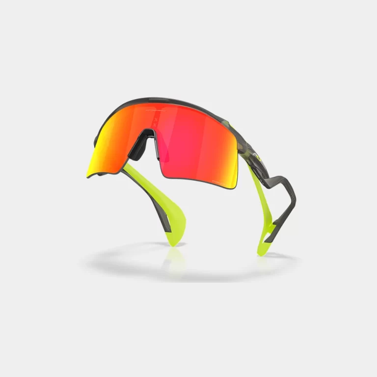 Oakley Unisex Stunt Wing Sunglasses – Prizm Ruby Lenses / Matte Grey Smoke Frame thumbnail 3