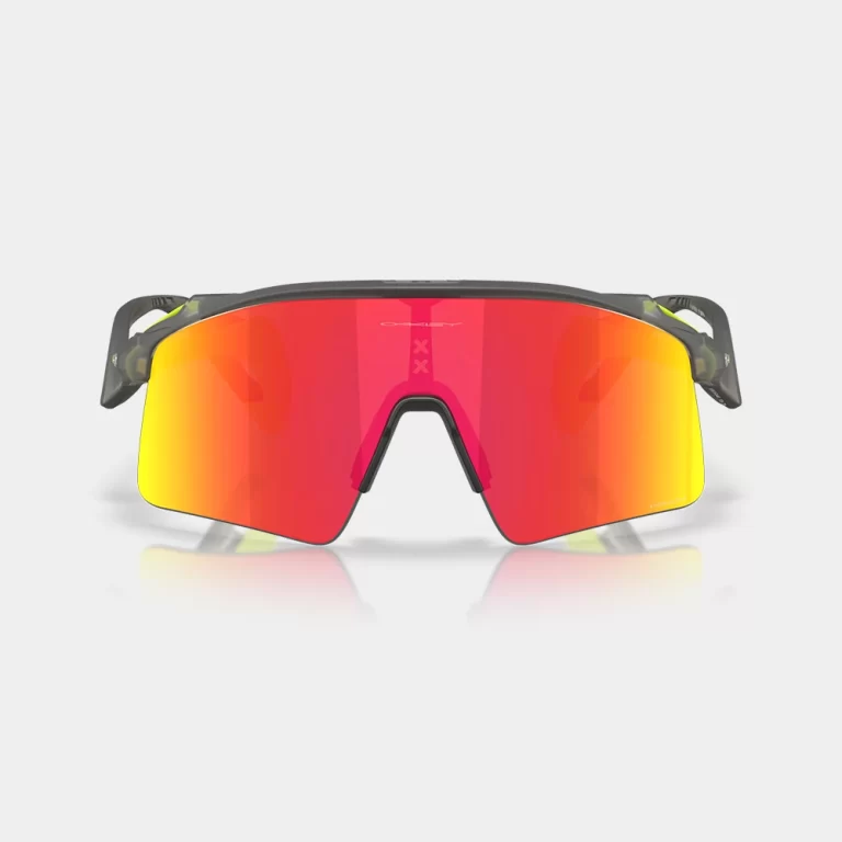 Oakley Unisex Stunt Wing Sunglasses – Prizm Ruby Lenses / Matte Grey Smoke Frame thumbnail 4