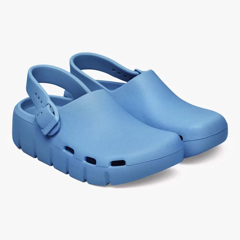 Birkenstock Kid’s Birki Flow Little Kids Sandals – Elemental Blue thumbnail 3