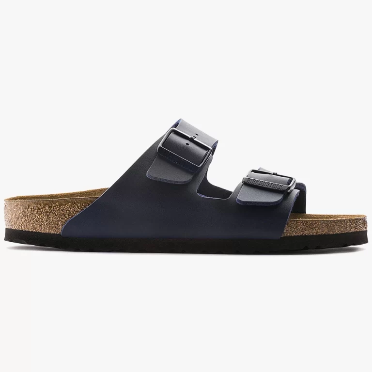 Birkenstock Unisex Arizona Birko Flor Sandals – Blue thumbnail 3