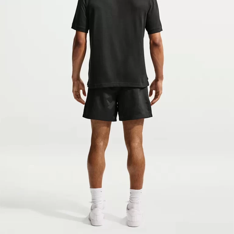 Nike Men’s Club Woven Flow Shorts – Black / White thumbnail 2