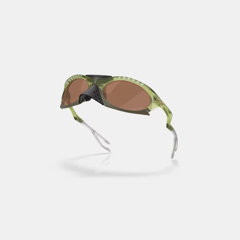 Oakley Men’s Plantaris Sunglasses – Prizm Tungsten Lenses / Matte Transparent Fern Frame thumbnail 4