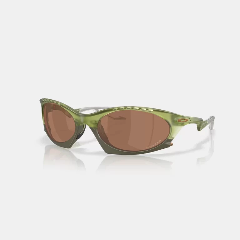 Oakley Men’s Plantaris Sunglasses – Prizm Tungsten Lenses / Matte Transparent Fern Frame thumbnail 3