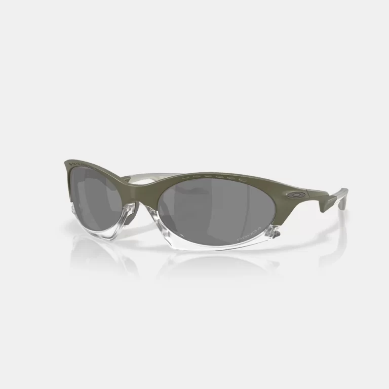 Oakley Men’s Plantaris Latitude Collection Sunglasses – Prizm Black Lenses / Matte Moss Green Frame thumbnail 2