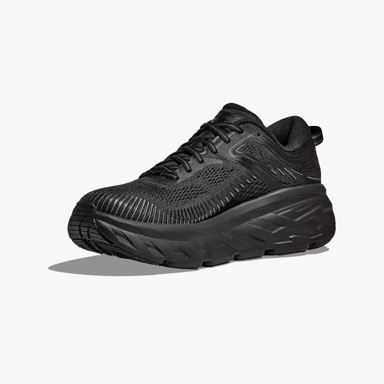 Hoka Men’s Bondi 7 Shoes – Black / Black thumbnail 3
