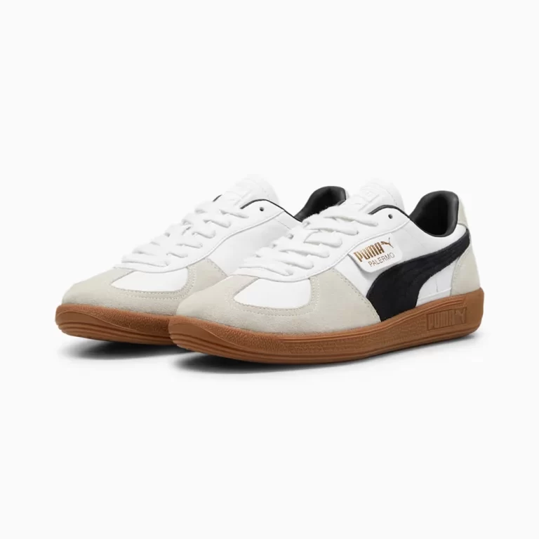 Puma Women’s Palermo Sneakers Sneakers – White / Vapor Gray / Gum thumbnail 3