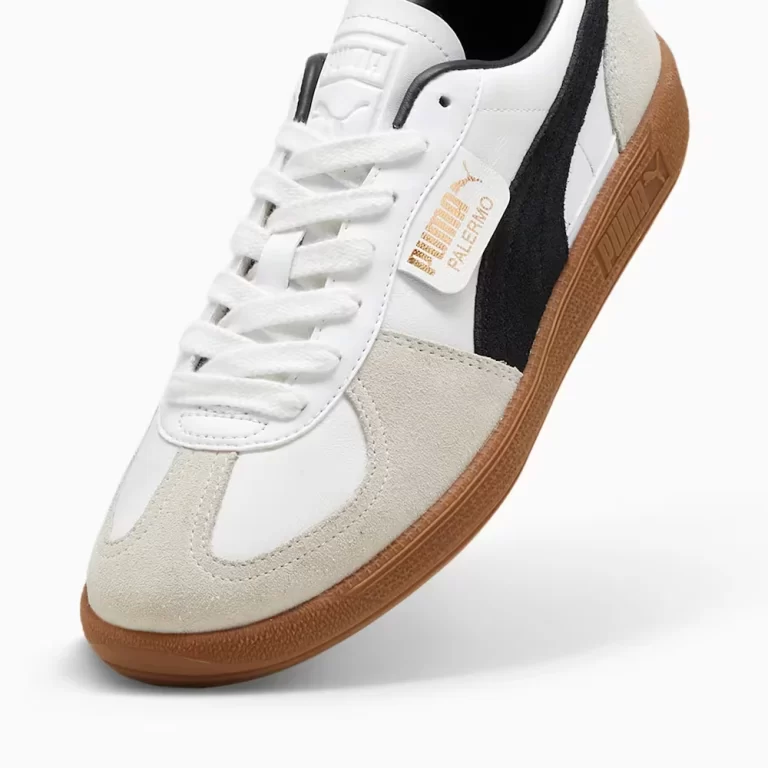Puma Women’s Palermo Sneakers Sneakers – White / Vapor Gray / Gum thumbnail 4