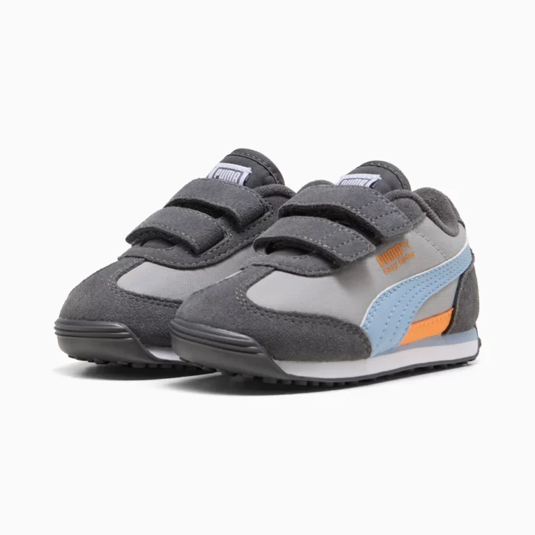 Puma Kid’s Easy Rider Sneakers – Gray Echo / Chambray Blue thumbnail 4