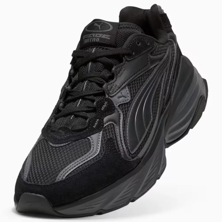 Puma Men’s Fade LS Sneakers – Black / Moody Gray thumbnail 4
