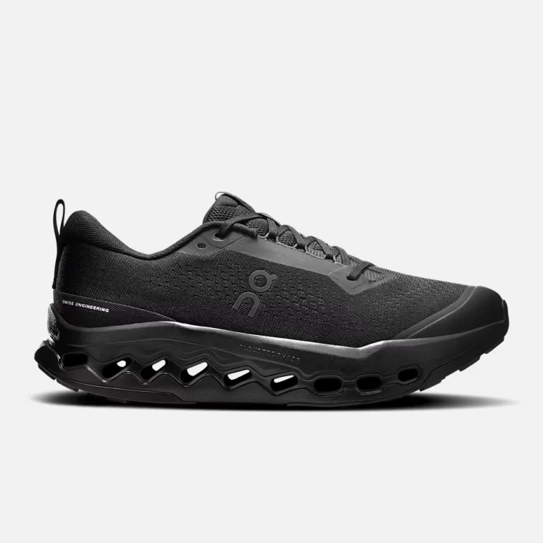 On Men’s Cloudsurfer Trail 2 Shoes – Black / Eclipse