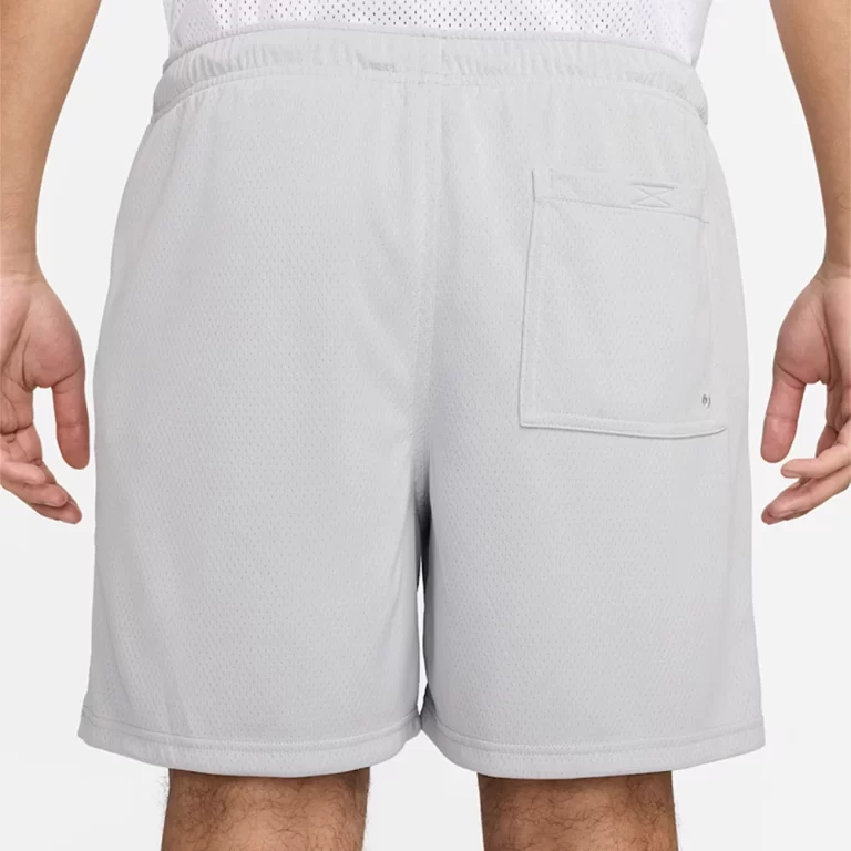 Nike Men’s Club Mesh Flow Shorts – Light Smoke Grey / White thumbnail 2