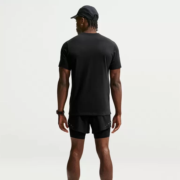 Nike Men’s Dri-FIT T-Shirt – Black / Volt thumbnail 2