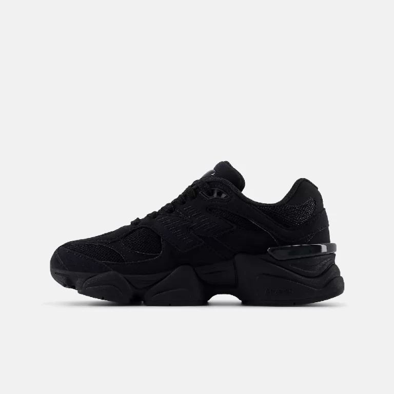 New Balance Women’s 9060 Lace Shoes – BLACK with PHANTOM thumbnail 2