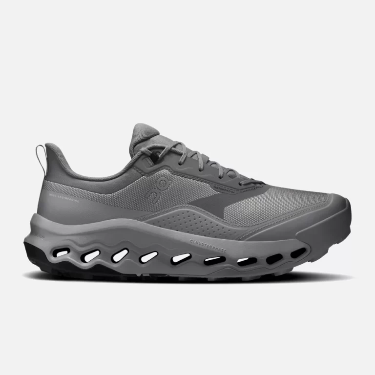 On Men’s Cloudhorizon 2 Waterproof Shoes – Rock / Alloy