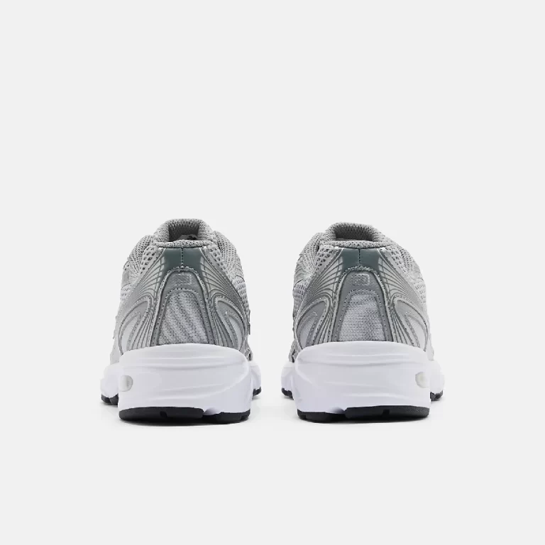 New Balance Women’s 740 Shoes – WHITE with Metallic Silver and Black thumbnail 4