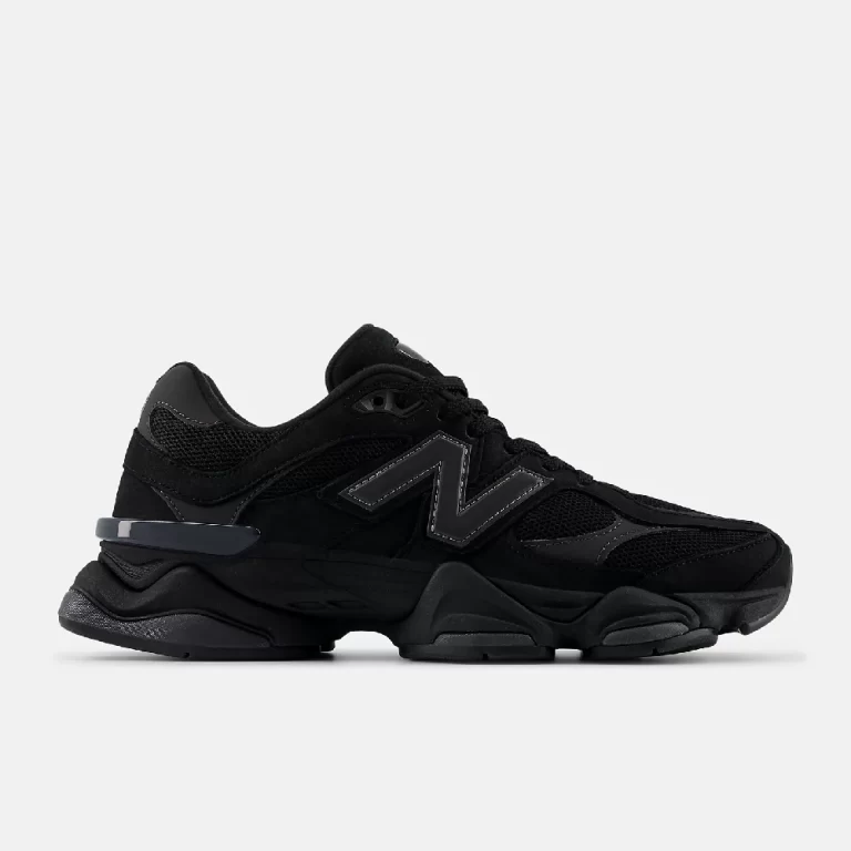 New Balance Unisex 9060 Shoes – BLACK with BLACK CEMENT