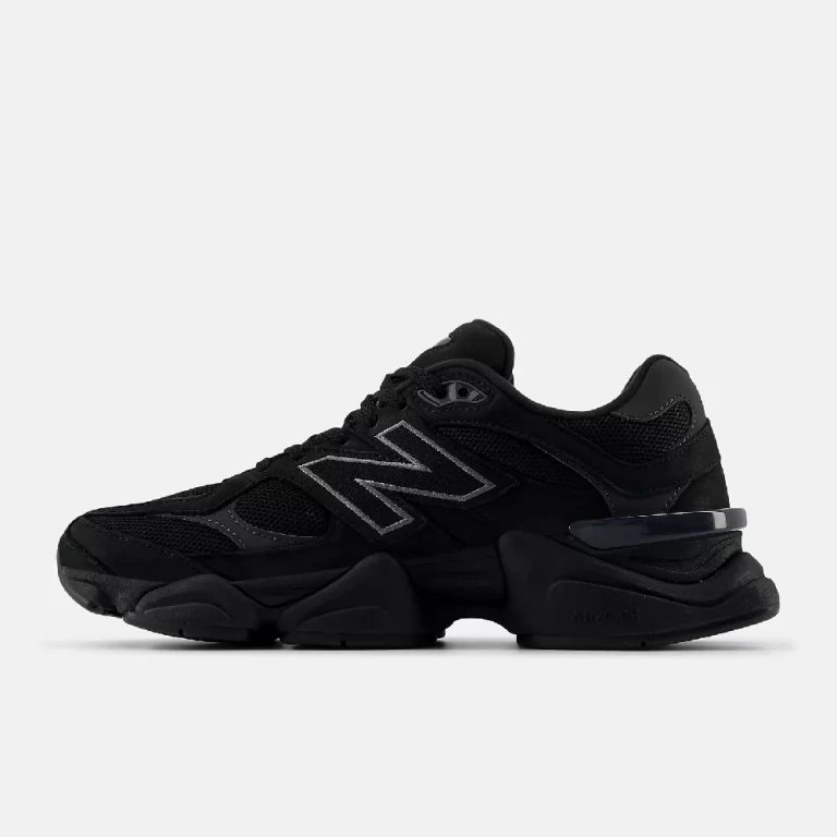 New Balance Unisex 9060 Shoes – BLACK with BLACK CEMENT thumbnail 2