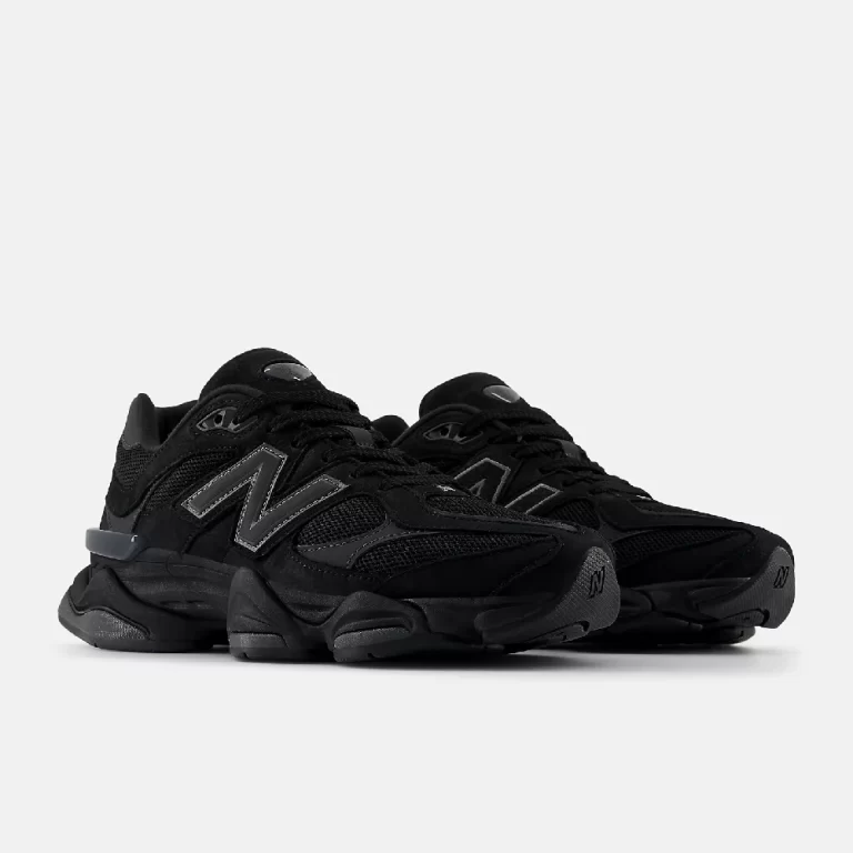 New Balance Unisex 9060 Shoes – BLACK with BLACK CEMENT thumbnail 3