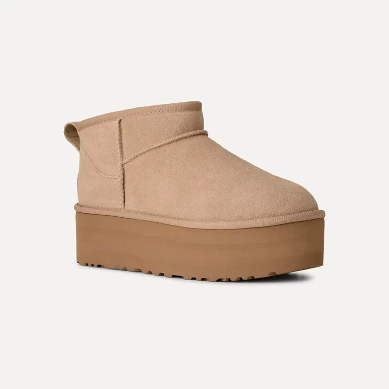UGG Women’s Classic Ultra Mini Platform Boots – Sand thumbnail 3
