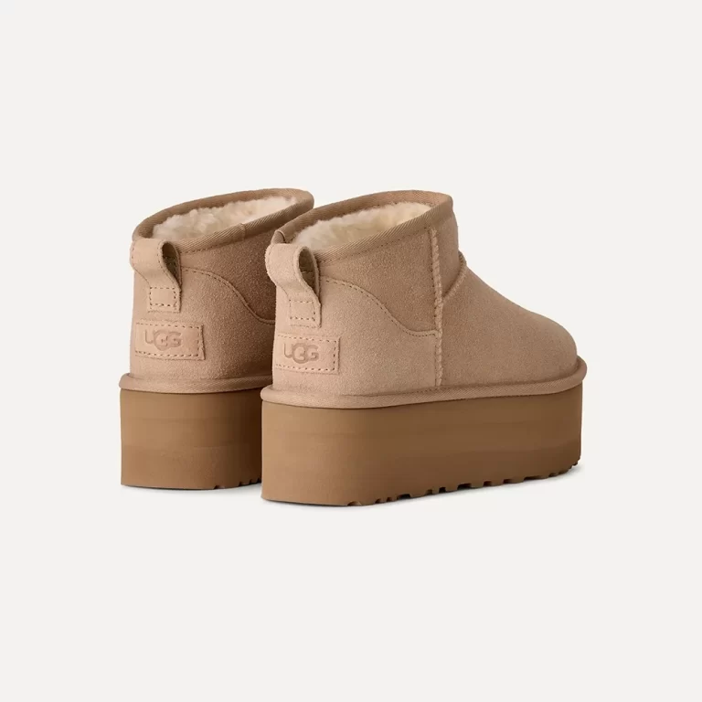 UGG Women’s Classic Ultra Mini Platform Boots – Sand thumbnail 4