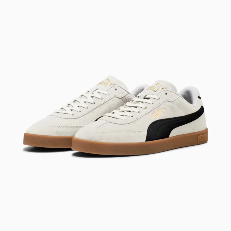 Puma Women’s Club II Era Suede – Vapor Gray / Black / Gum thumbnail 3