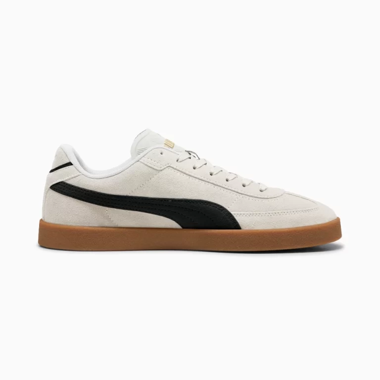 Puma Women’s Club II Era Suede – Vapor Gray / Black / Gum thumbnail 2