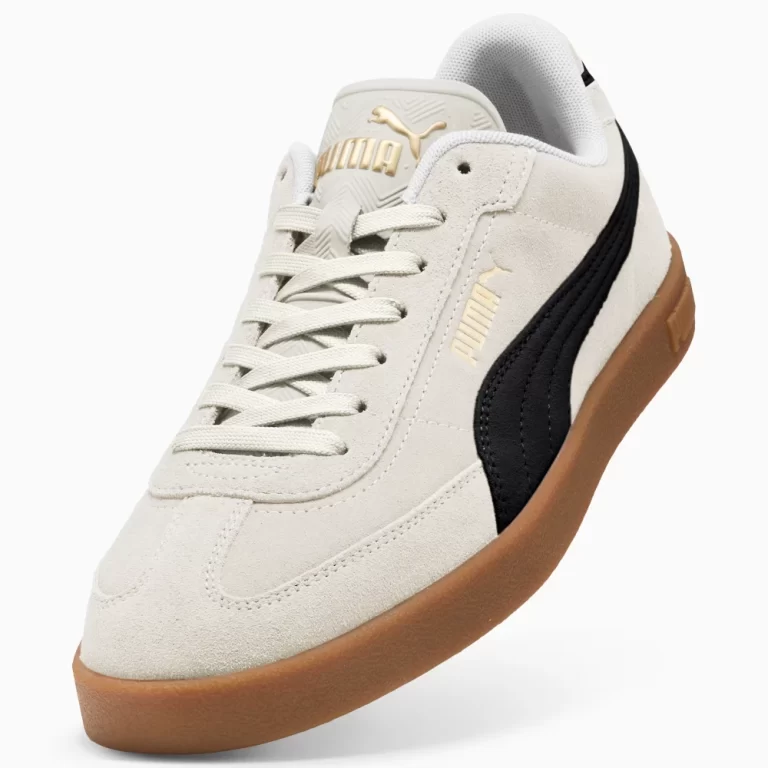 Puma Women’s Club II Era Suede – Vapor Gray / Black / Gum thumbnail 4