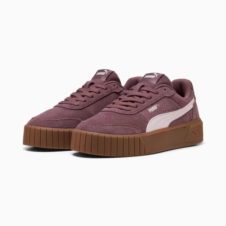 Puma Women’s Carina Mia Sneakers – Rich Cocoa / Powder Pink thumbnail 3