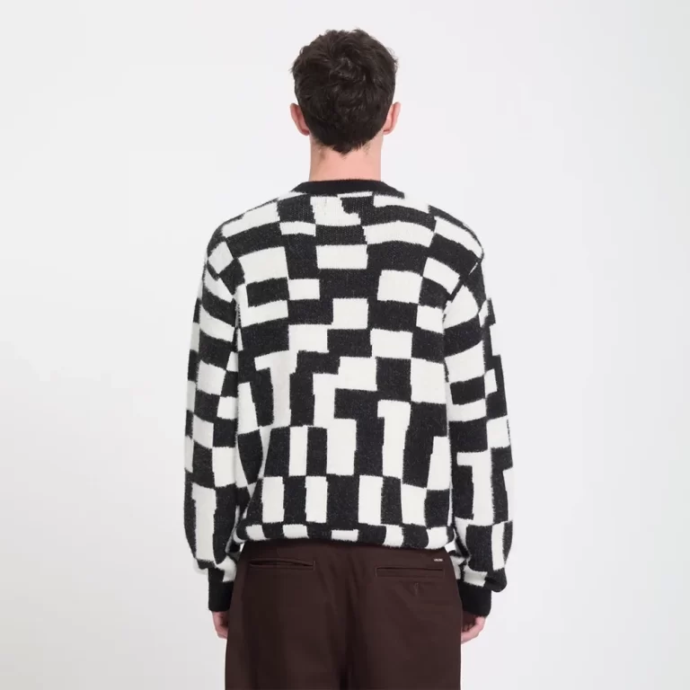 Volcom Men’s Carrau Check Sweater – Black thumbnail 2